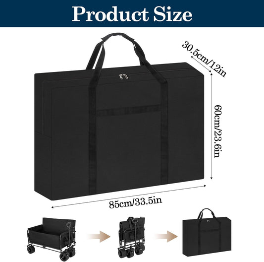 Klmnop Folding Wagon Cart Storage Bag, Water Resistant 32 Inch Cover f