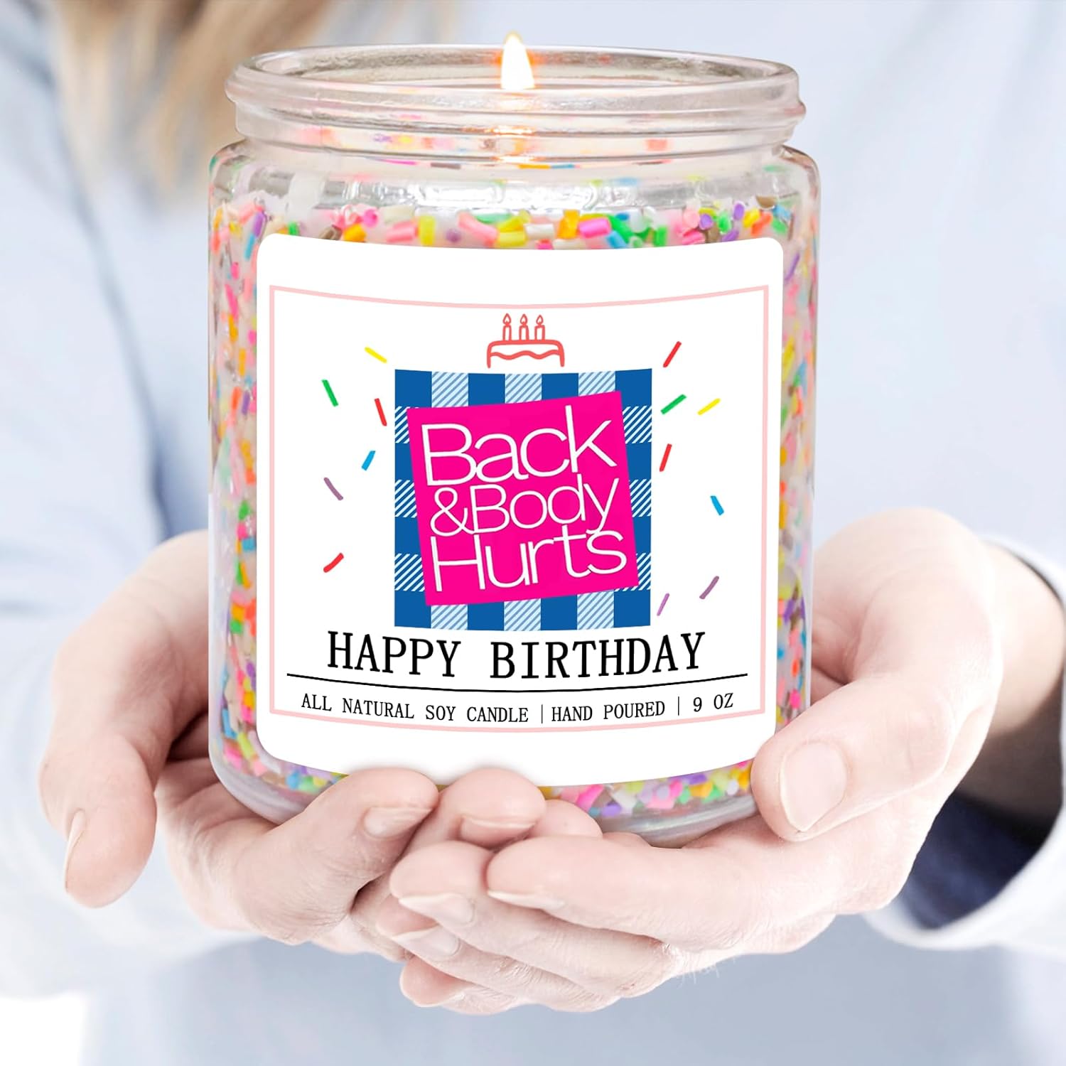Homsolver Birthday Candles Gifts for Her and Him, Birthday Gifts for W