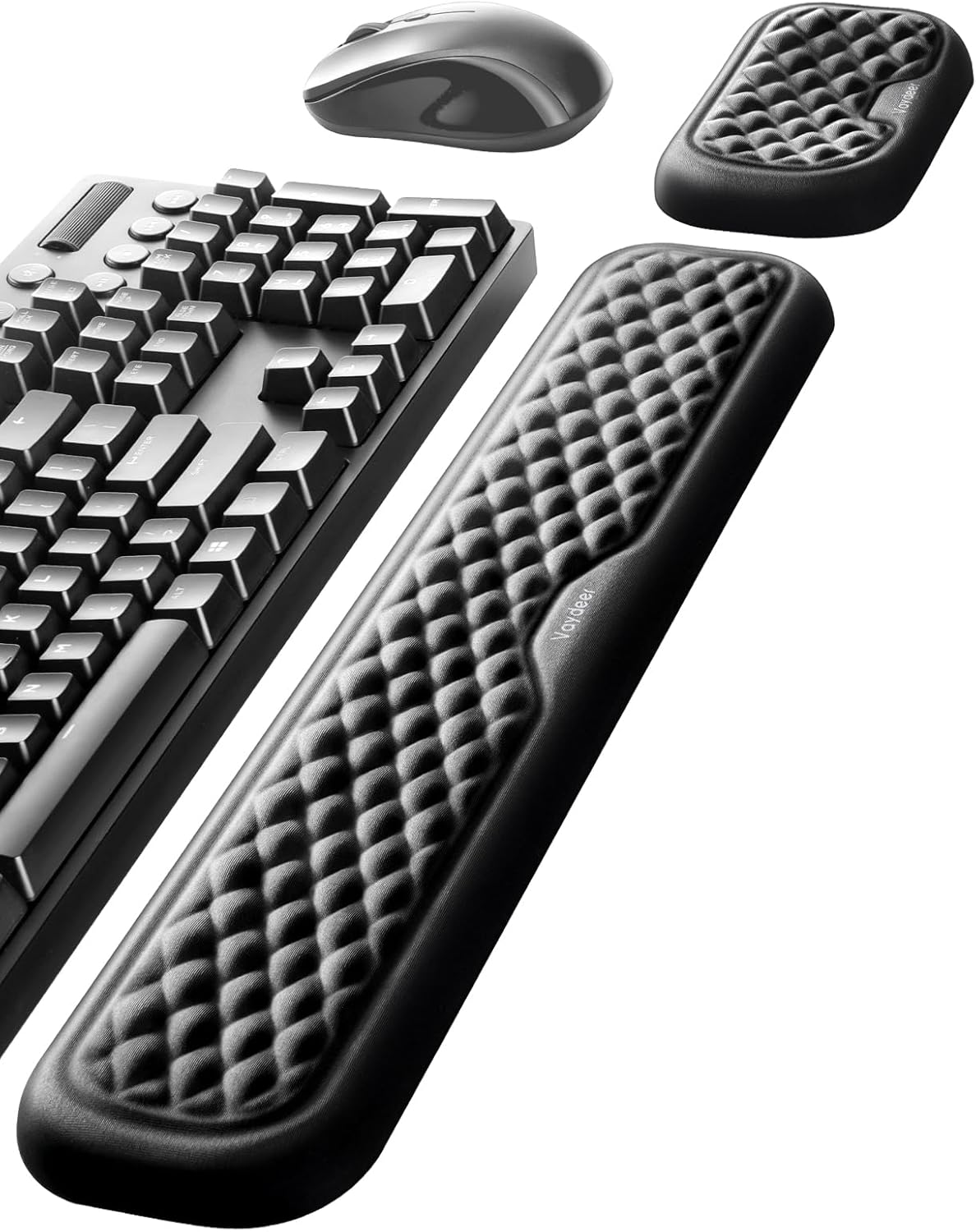 Vaydeer Wrist Rest for Keyboard and Mouse, Computer Ergonomic Wrist Su