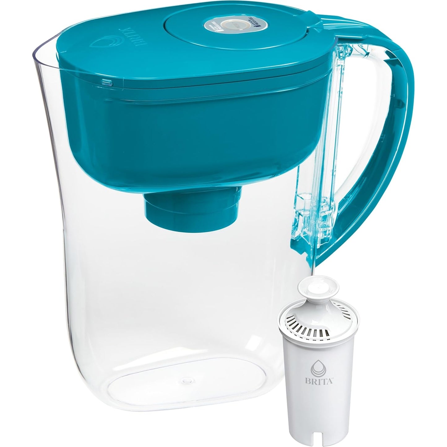 Brita Metro Water Filter Pitcher with SmartLight Change Indicator, BPA