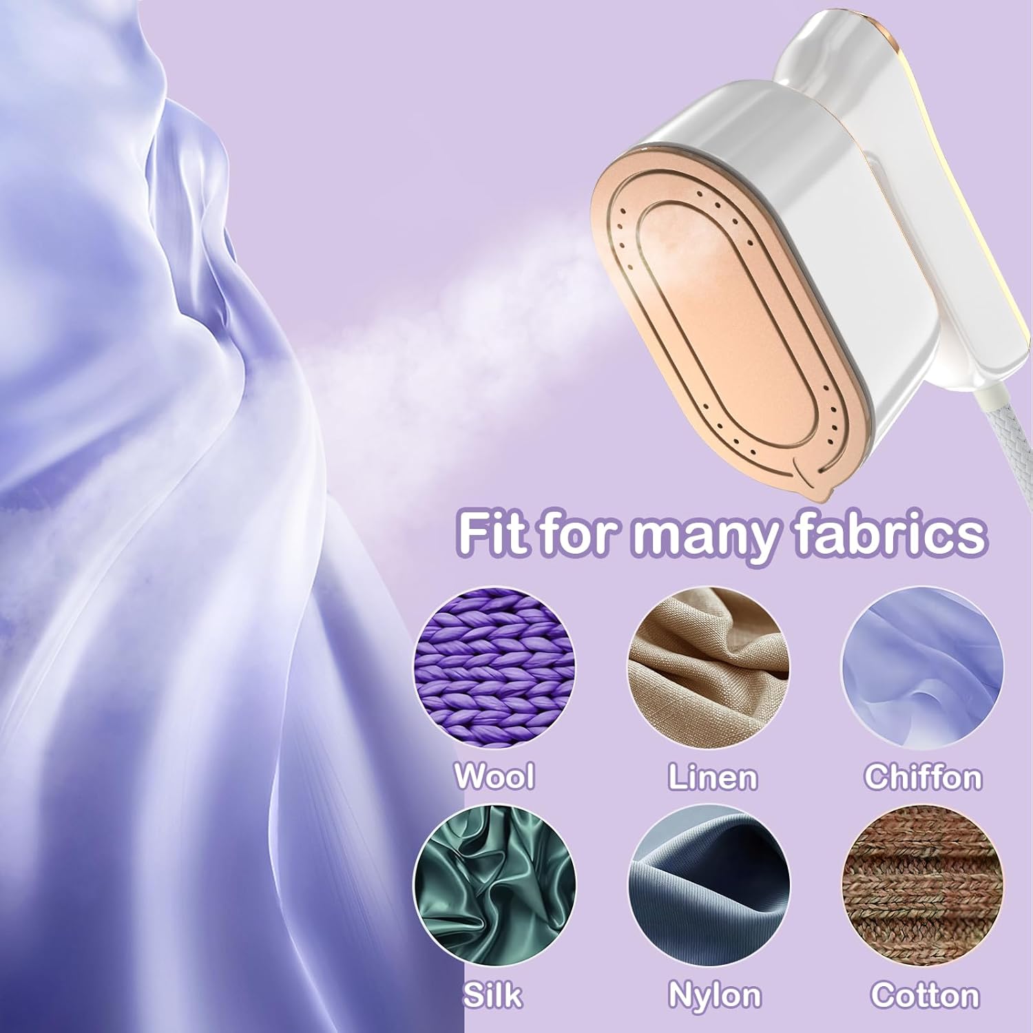 Travel Steamer Iron for Clothes Mini - Portable Ironing Machine Travel