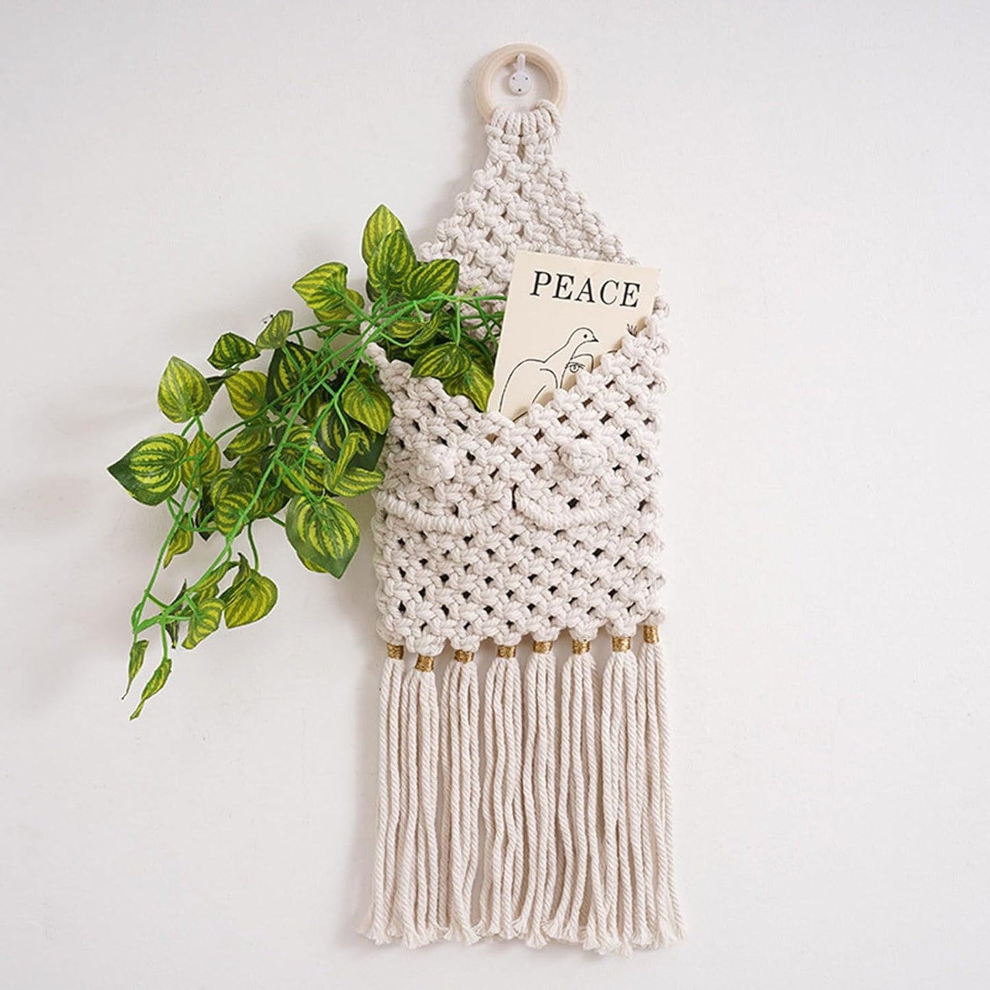 Plant Hanger Indoor Hanging-Planter Basket Wall Tapestry Decorative Fl