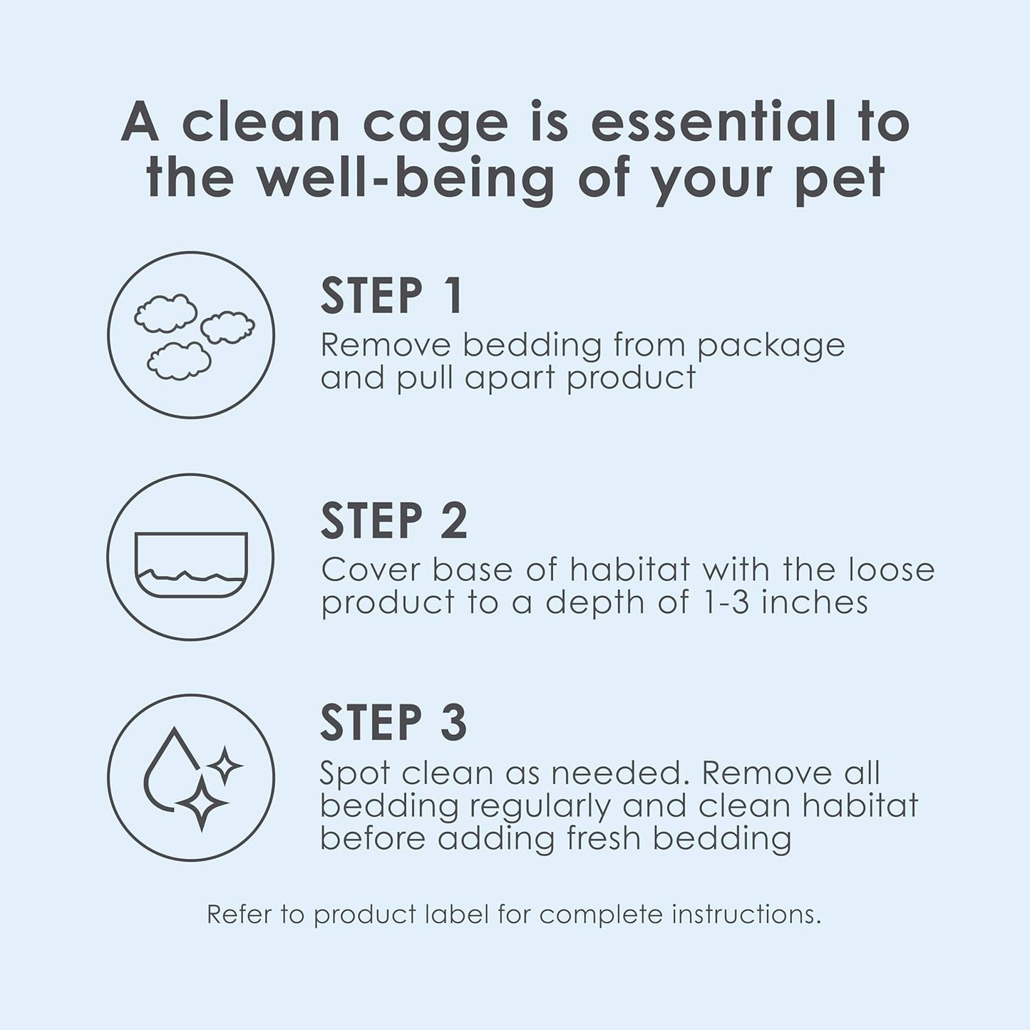 Kaytee Clean & Cozy White Paper Bedding, Made for Small Animals, 49.2 