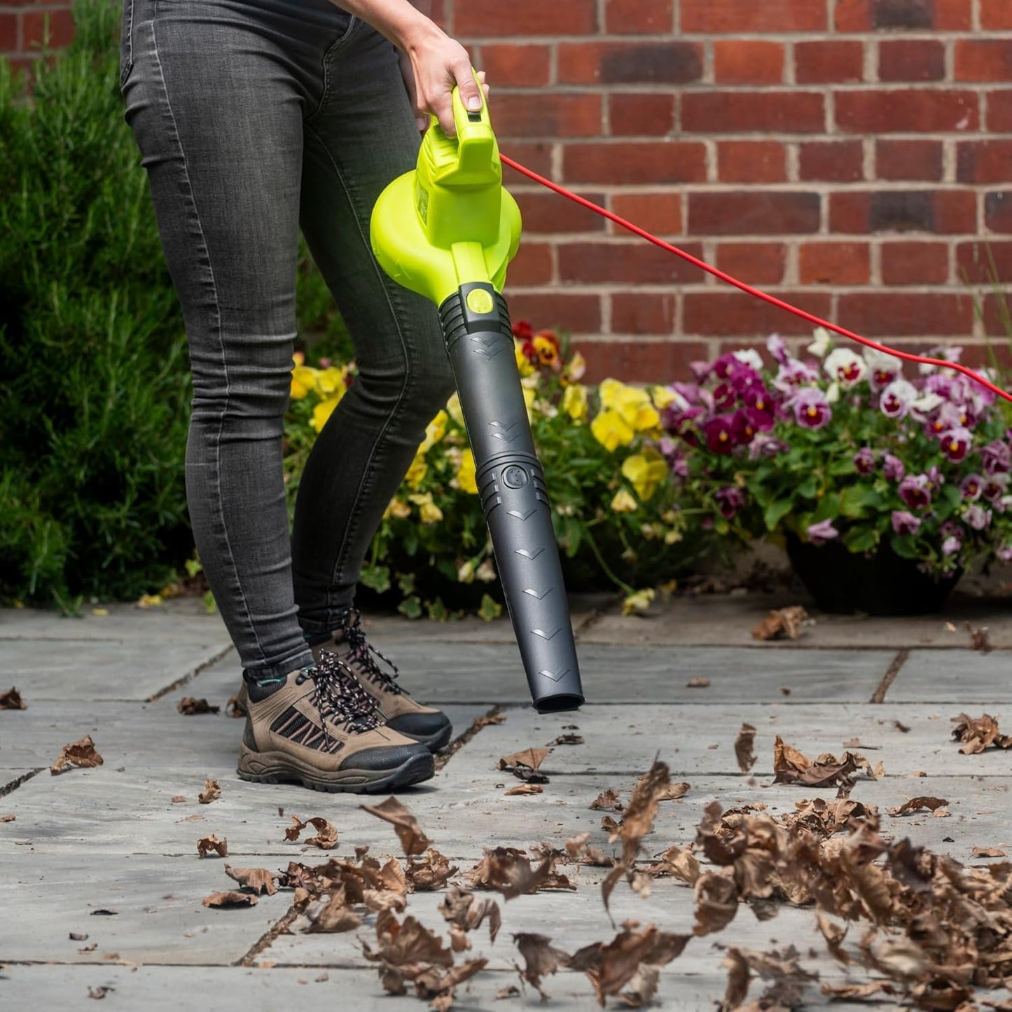 GUEDE Electric Leaf Blower, Corded 7 Amp, 155MPH Air Speed, Lightweigh