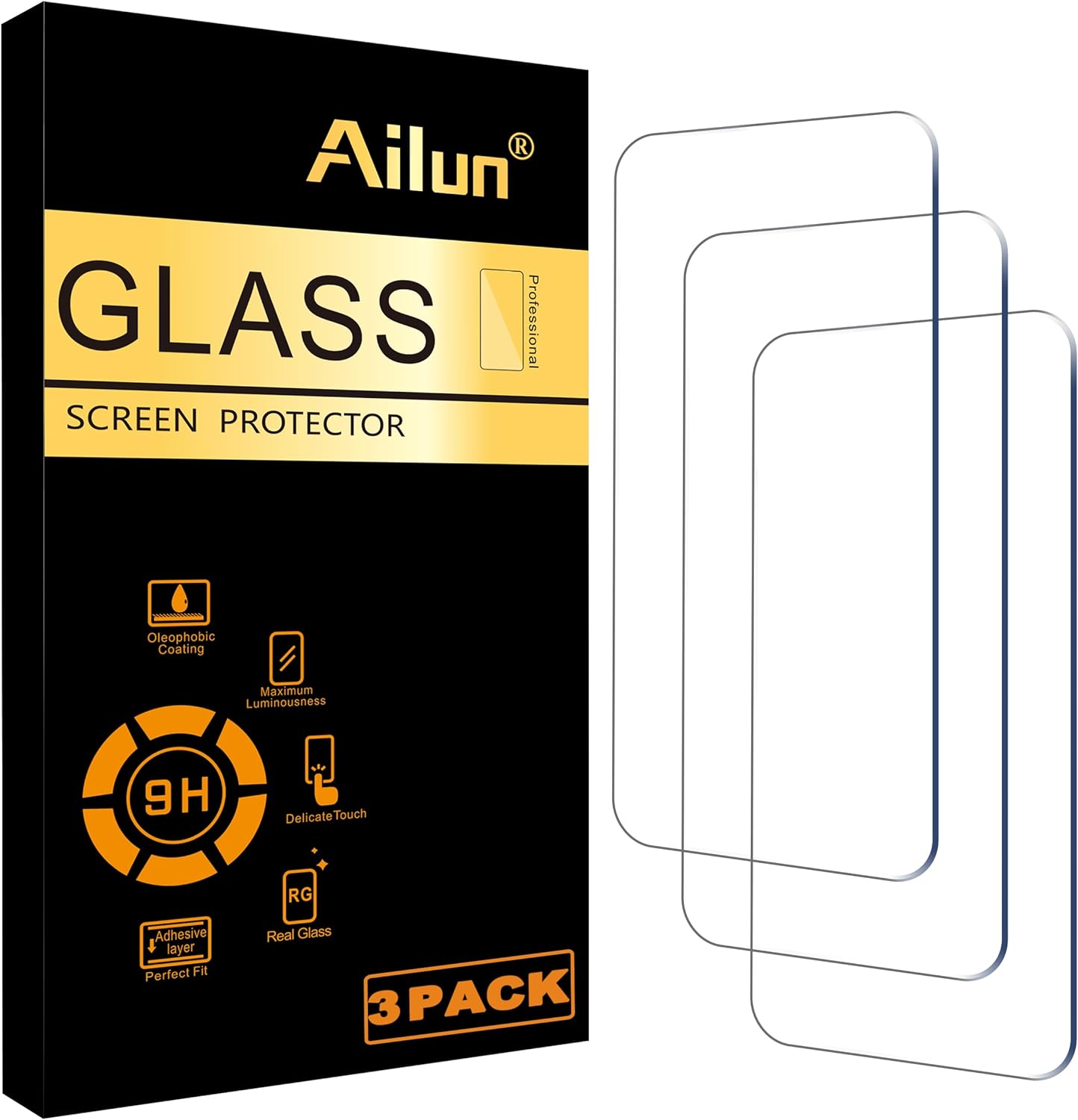 Ailun Screen Protector for iPhone 16 / iPhone 15 / iPhone 15 Pro [6.1 