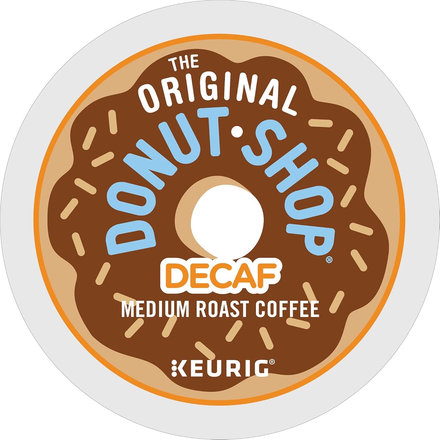 The Original Donut Shop Decaf Keurig Single-Serve K-Cup Pods, Medium Roast Coffee, 60 Count (6 Packs of 10)