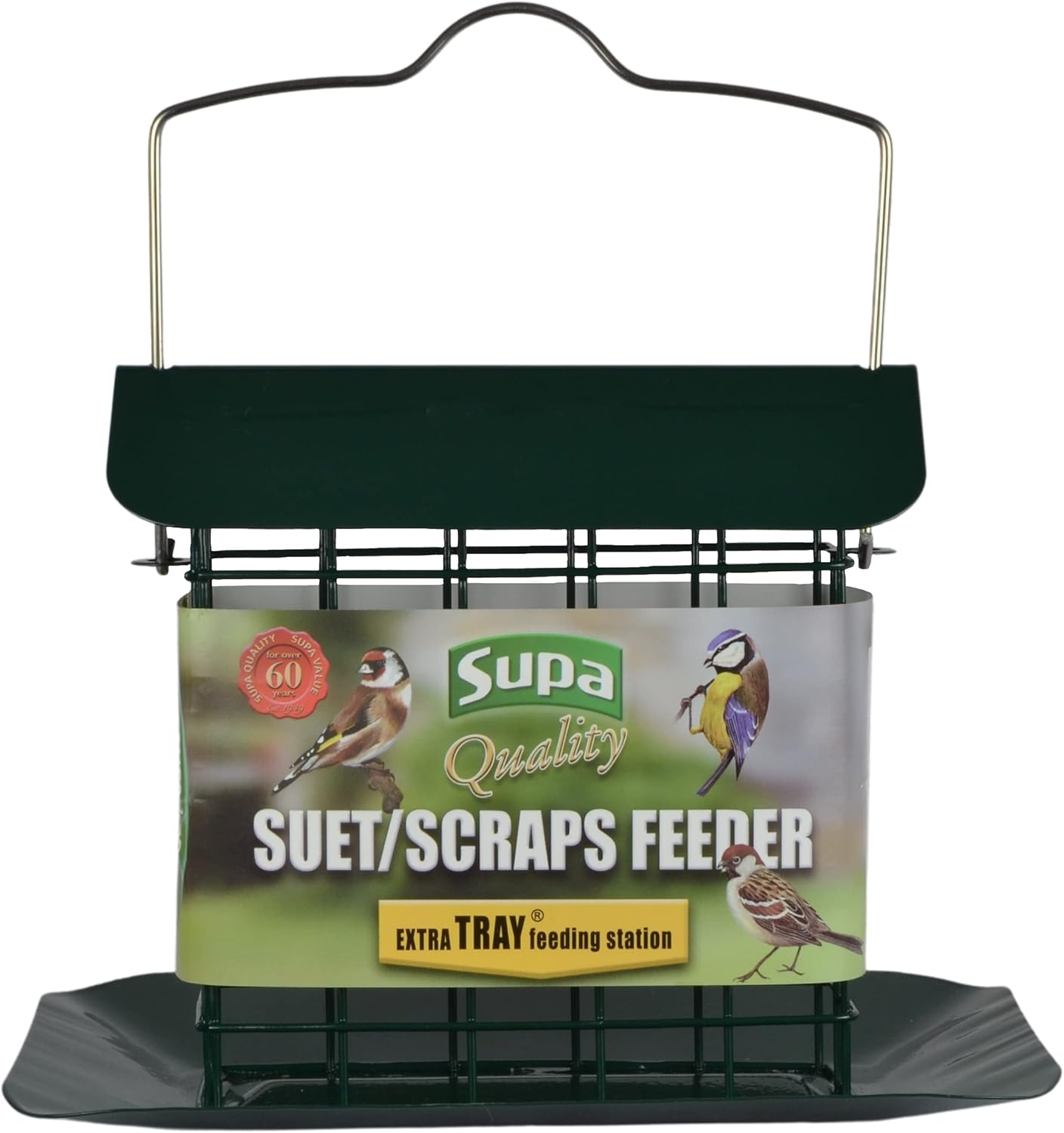 Supa Premium Suet Block/Scrap Feeder with Tray has Been specifically D