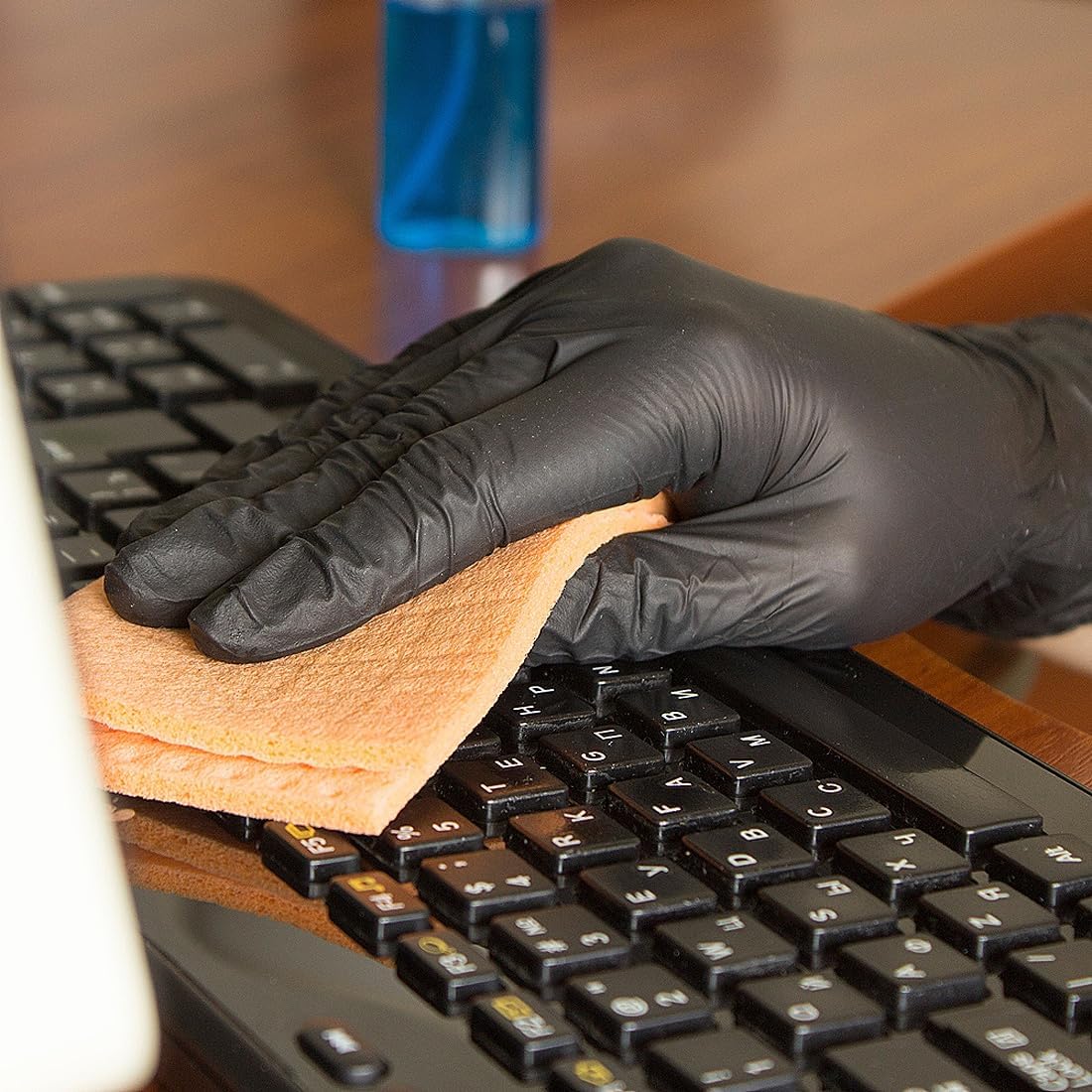 ForPro Disposable Nitrile Gloves, Chemical Resistant, Powder-Free, Lat