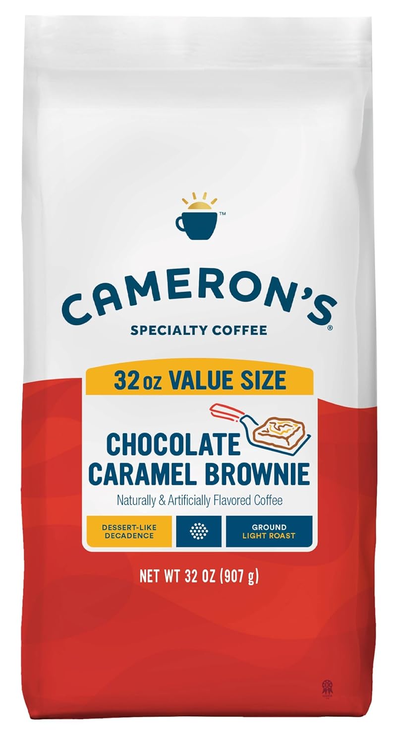 Cameron's Coffee Roasted Ground Coffee Bag, Chocolate Caramel Brownie,