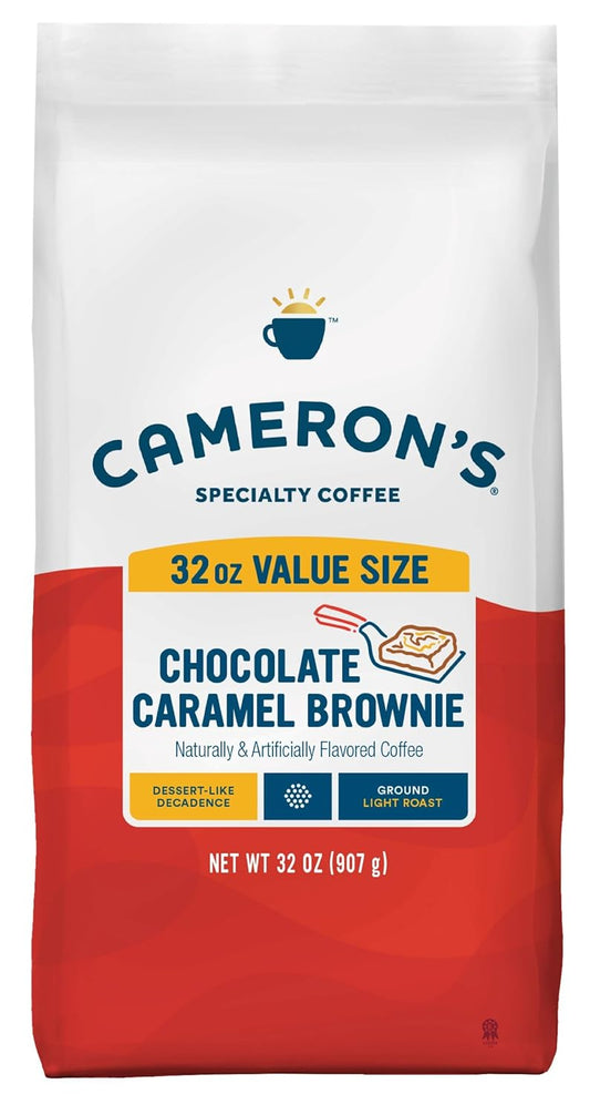 Cameron's Coffee Roasted Ground Coffee Bag, Chocolate Caramel Brownie,