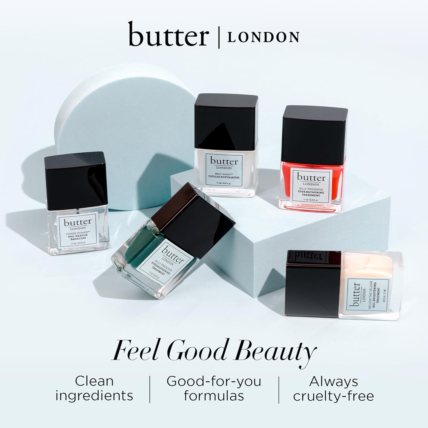 Butter LONDON Nail Polish Remover Pads, Nail Scrubbers - 2-in-1 Prep &
