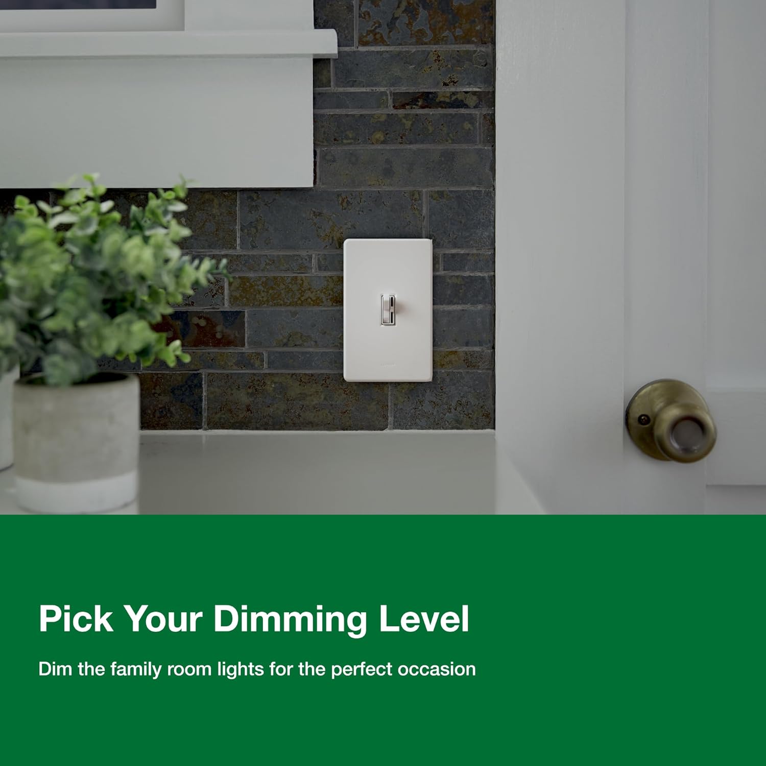 Lutron Ariadni/Toggler LED+ Dimmer Light Switch for Dimmable LED, Halo