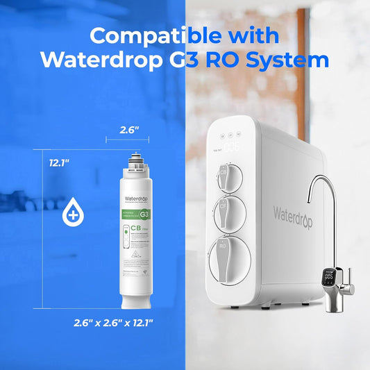 Waterdrop WD-G3-CB Filter, Replacement for WD-G3-W, WD-G3P600 and WD-G