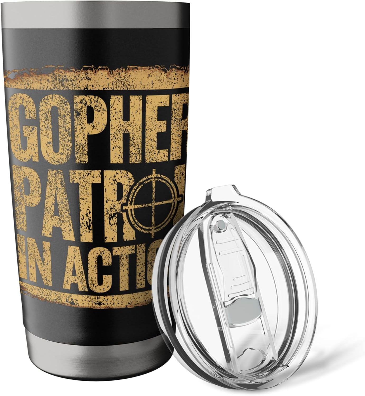 Pest Control Gopher Hunter Landscaper Gophers Stainless Steel Insulated Tumbler