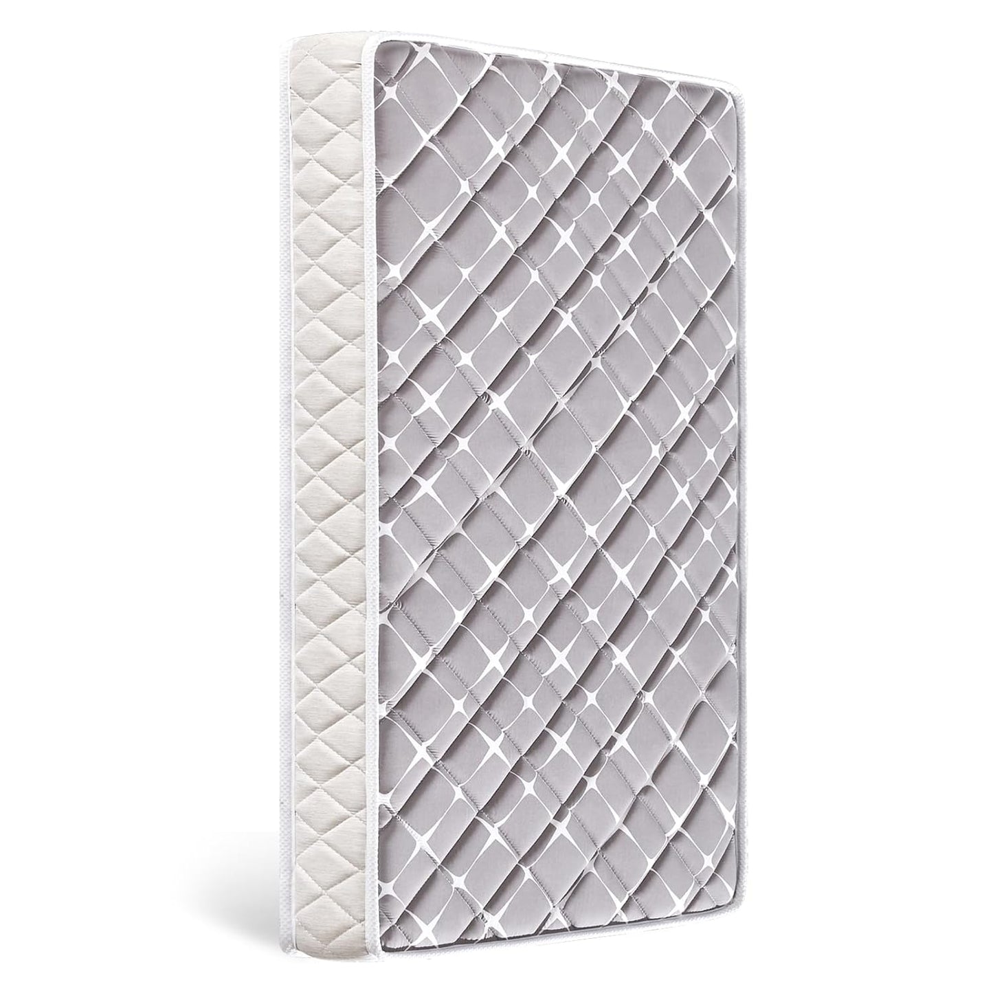 Premium Hypoallergenic Baby Crib Mattress and Toddler Mattress - 52" x 27.6" x 5" - Breathable - Firm Soft - Fits Standard Cribs and Toddler Beds