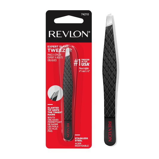 Revlon Expert Slant Tweezer, High Precision For an Easy Hair Removal, 