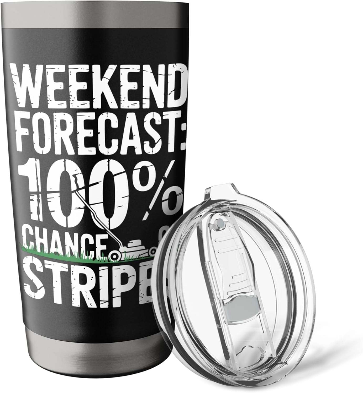 Lawn Striper Weekend Lawn Care Mowing Lawn Mover Stainless Steel Insulated Tumbler