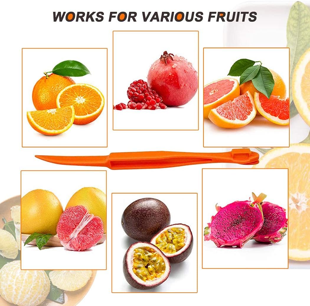 Orange Peeler Tools - Plastic Orange Peeler Citrus Remover Easy Open L
