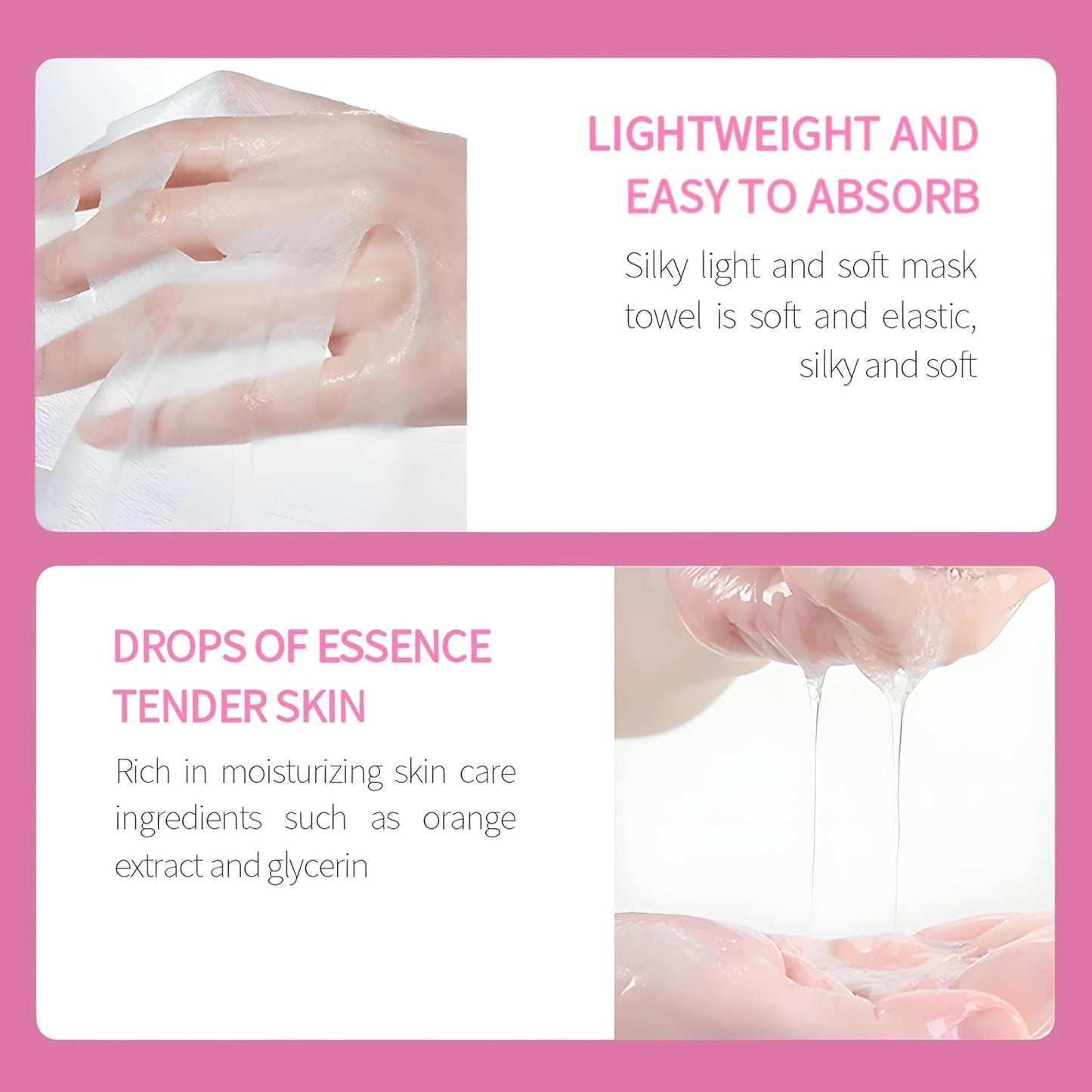 40 Pack Collagen Face Masks Skincare Bulk for All Skin Types,Hydrating