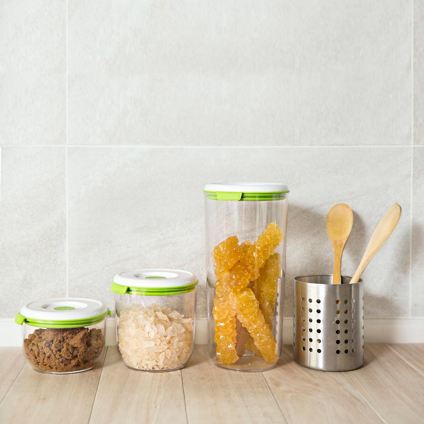 FOSA Vacuum Seal Food Storage System Reusable Medium Containers, 2 pack, 600ml size (Vacuum Pump not Included)