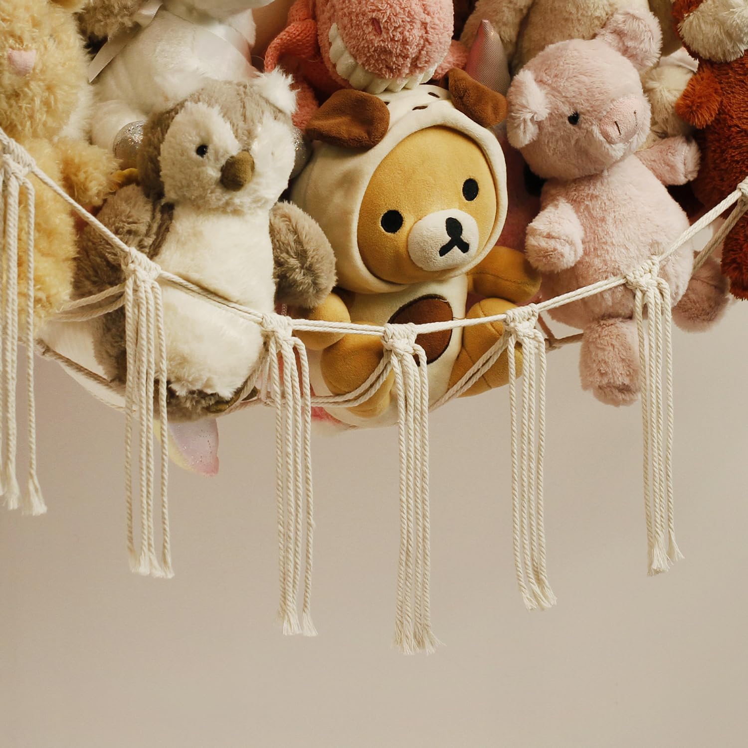 Stuffed Animal Storage Hammock or Net Corner - Large Toy Hammock Net f