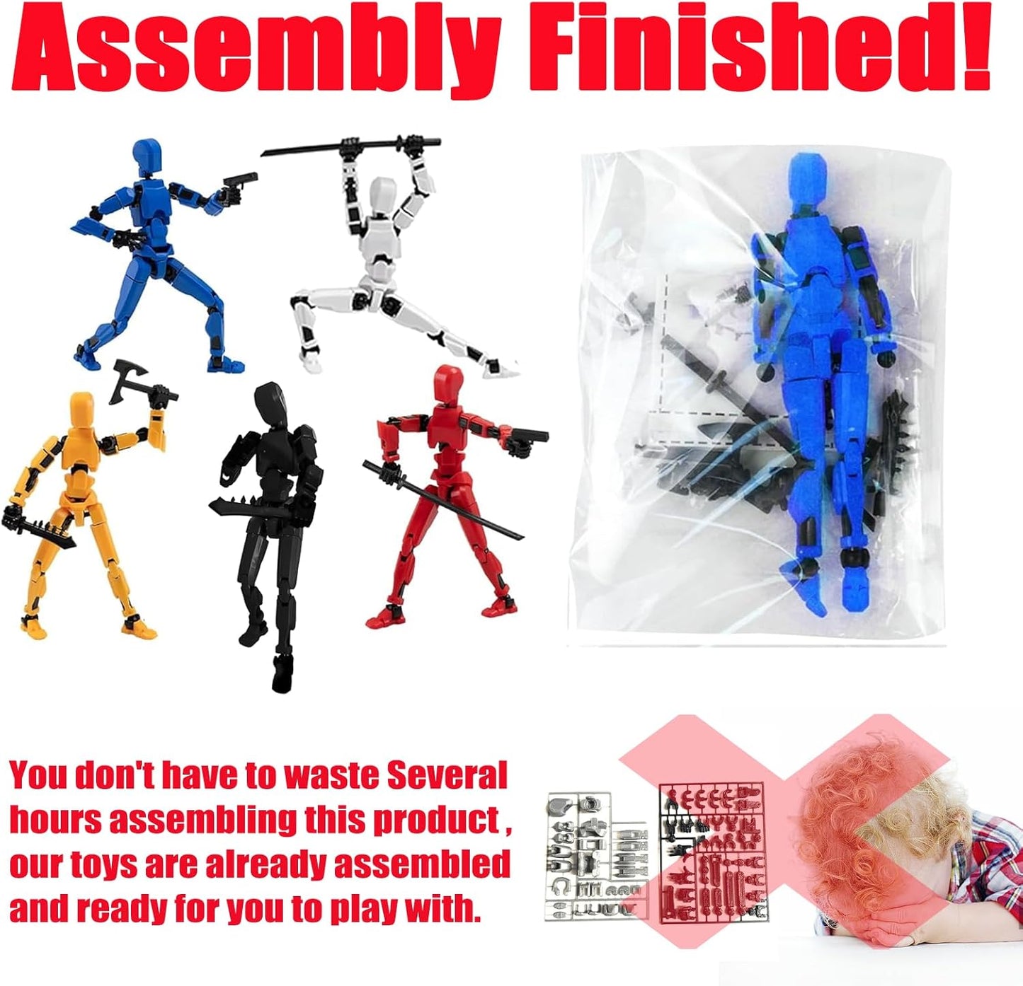 2026 New Assembly Completed-Titan 13 Action Figure,Dummy Robot 13 Acti
