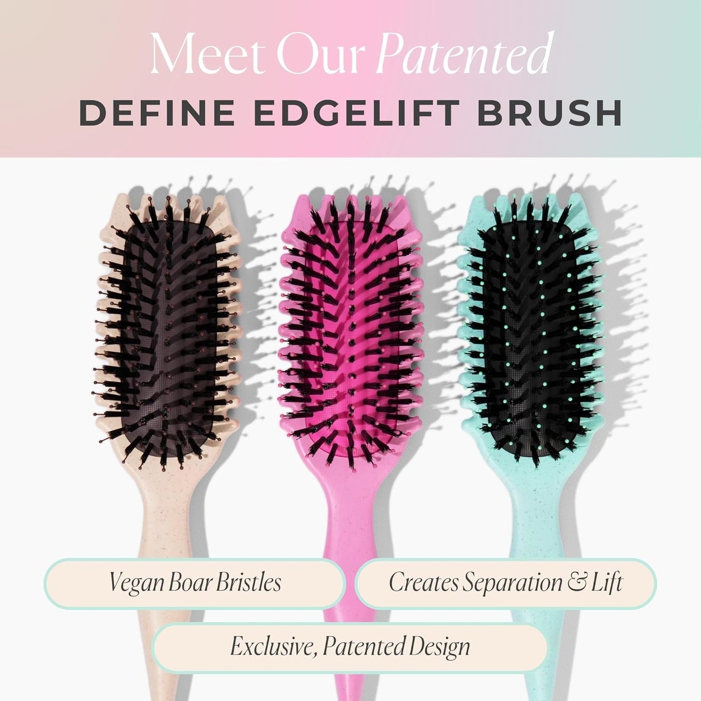 Bounce Curl Define EdgeLift Brush, 5-in-1 Tool for Effortlessly Define