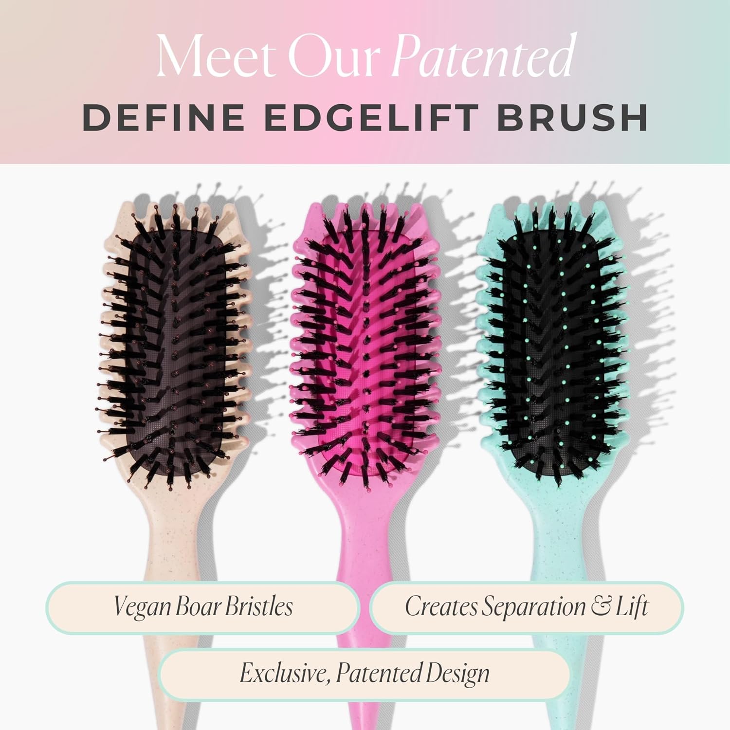 Bounce Curl Define EdgeLift Brush, 5-in-1 Tool for Effortlessly Define