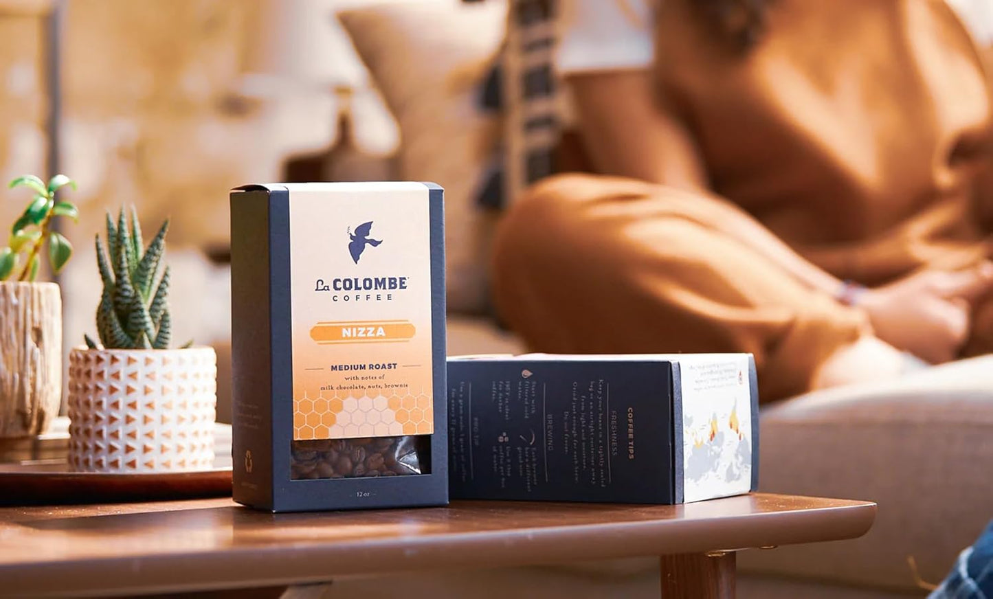 La Colombe Nizza Medium Roast Whole Bean Coffee - Notes of Milk Chocol