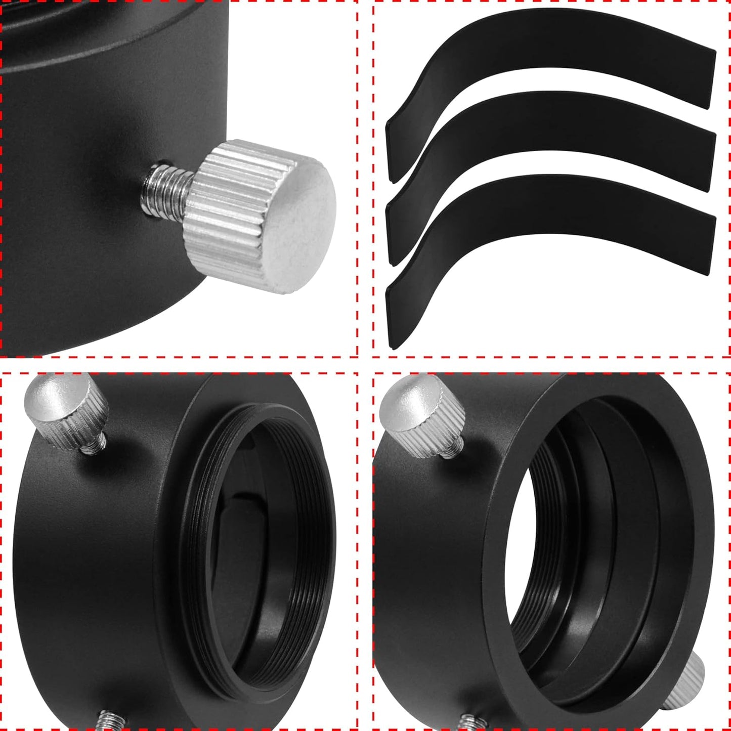 Universal T2 Camera Photo Adapter for Telescope and Spotting Scope - eyepieces Adaptor 36-42mm - Attach Your Camera or Smartphone to Suitable eyepieces