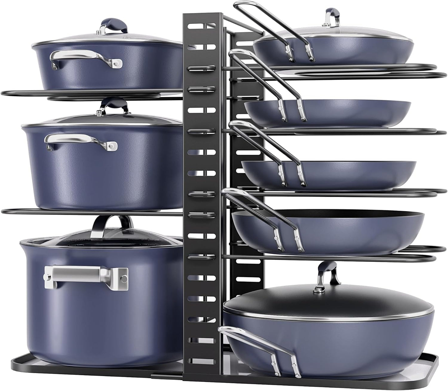 ORDORA Pots and Pans Organizer under Cabinet 14.55 Height, Adjustable 