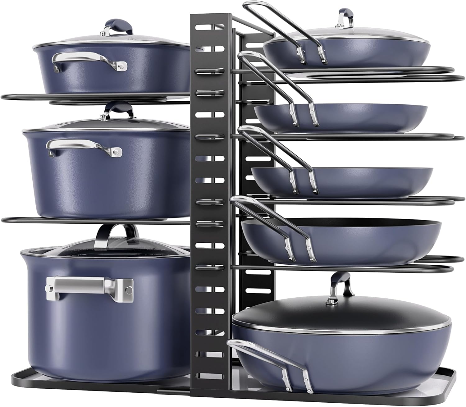 ORDORA Pots and Pans Organizer under Cabinet 14.55 Height, Adjustable 
