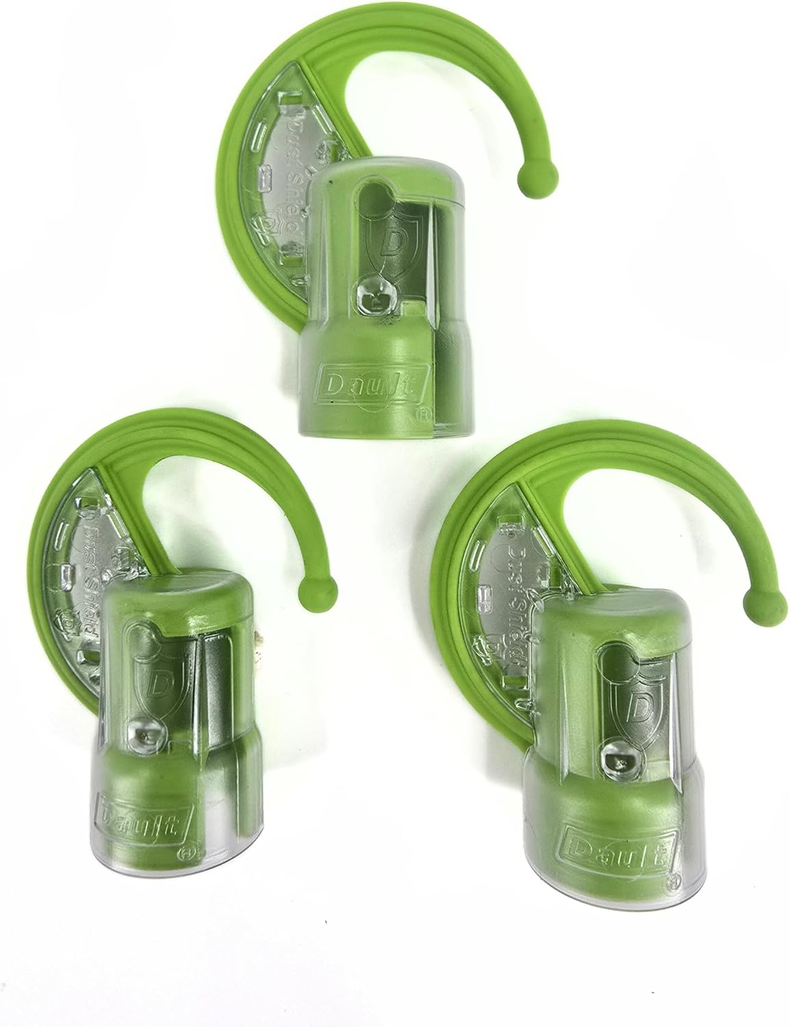 DAULT American-Made Heavy Duty Garage Storage Hooks for EGO Power Multihead System | Updated Version with New Dust Shield | Tool Organizer Hanger | Set of 3 | Made in U.S.A (Patented)