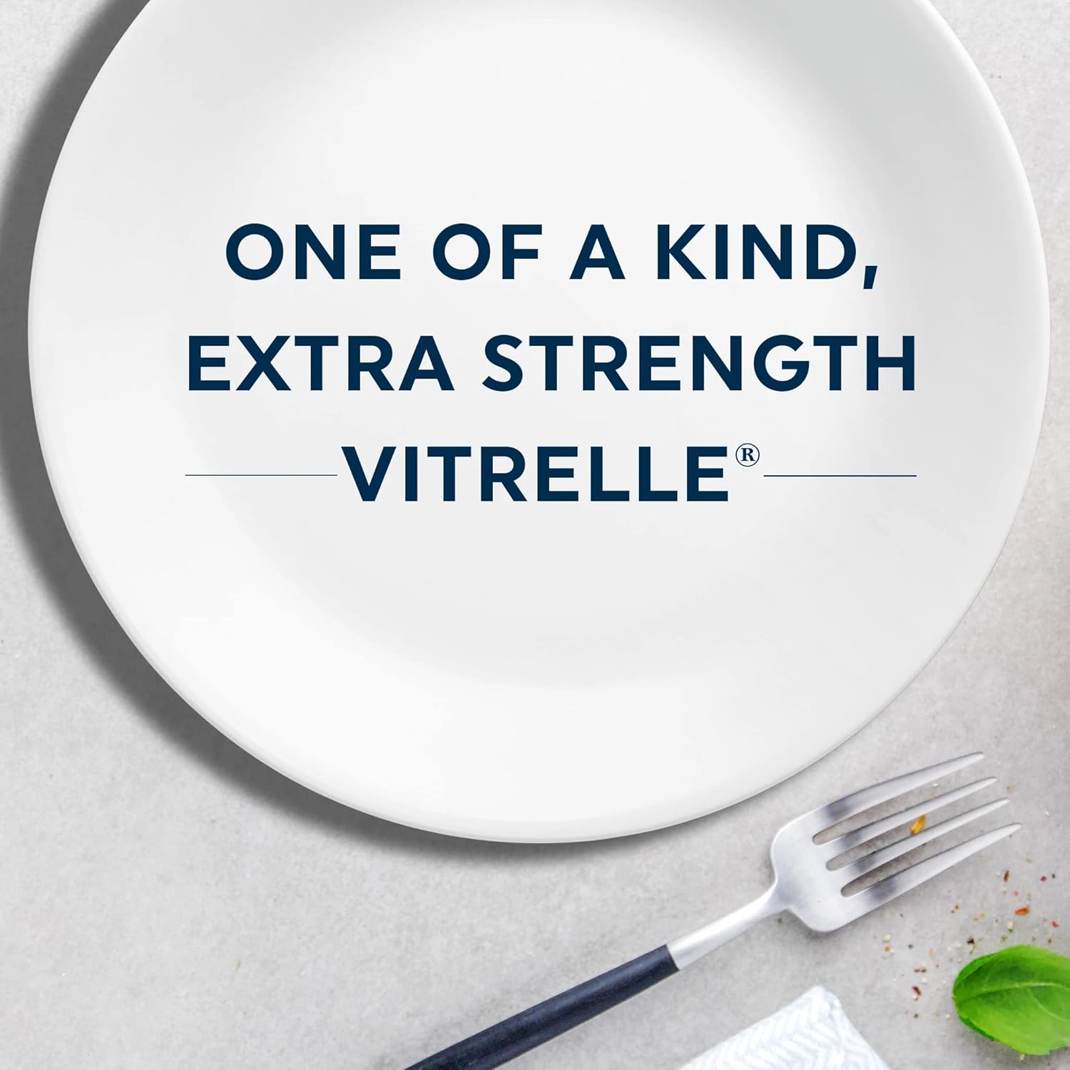 Corelle Vitrelle 18-Piece Service for 6 Dinnerware Set Triple Layer Gl