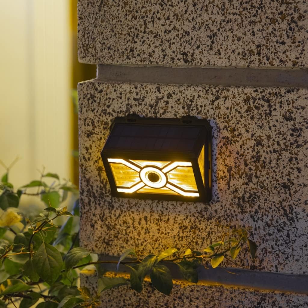 Solar Outdoor Light Waterproof Garden Home Lighting Human Body Sensor Street Yard Balcony Wall