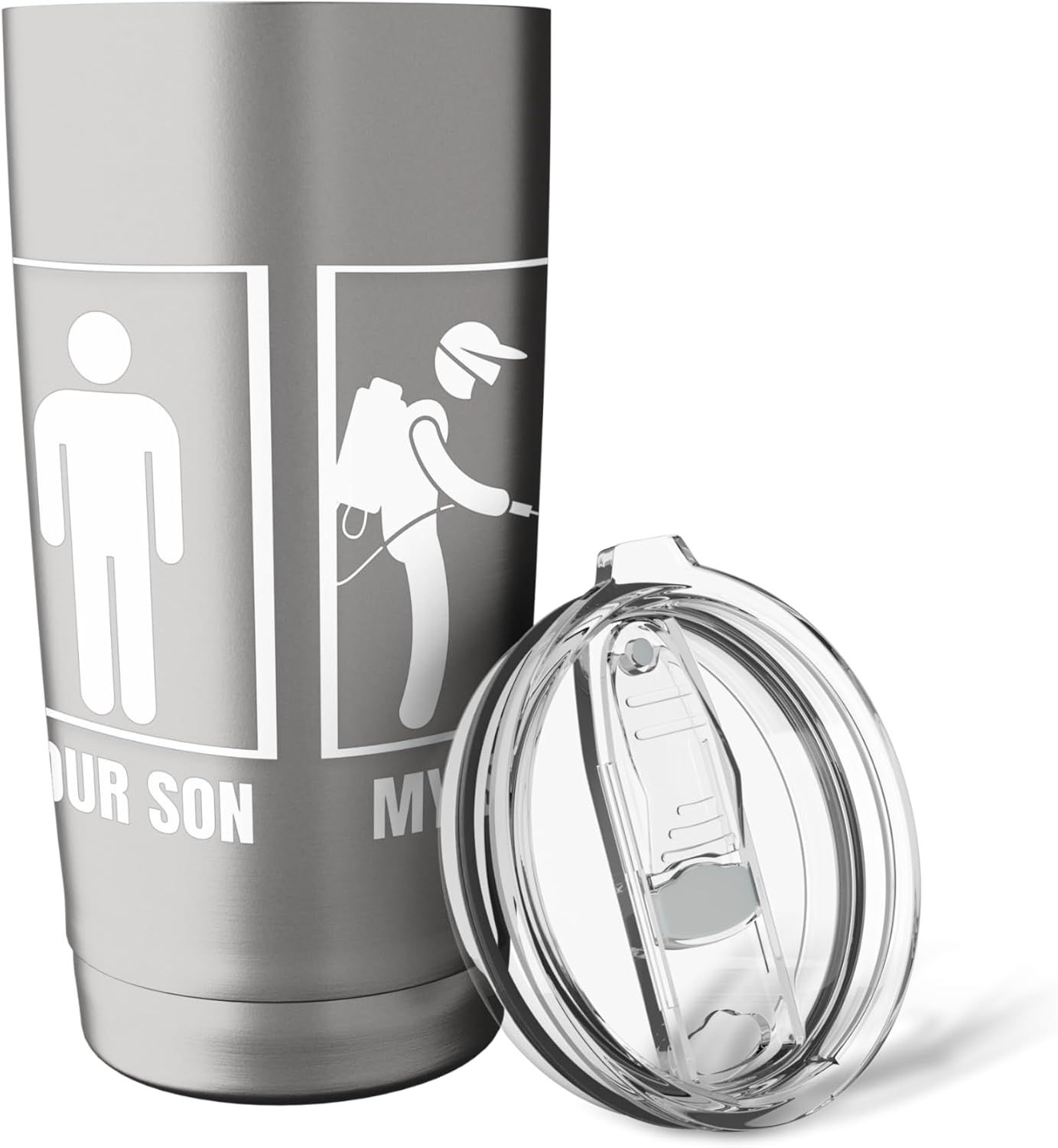 Pest Control Your Son My Son Dad Mom Funny Exterminator Stainless Steel Insulated Tumbler