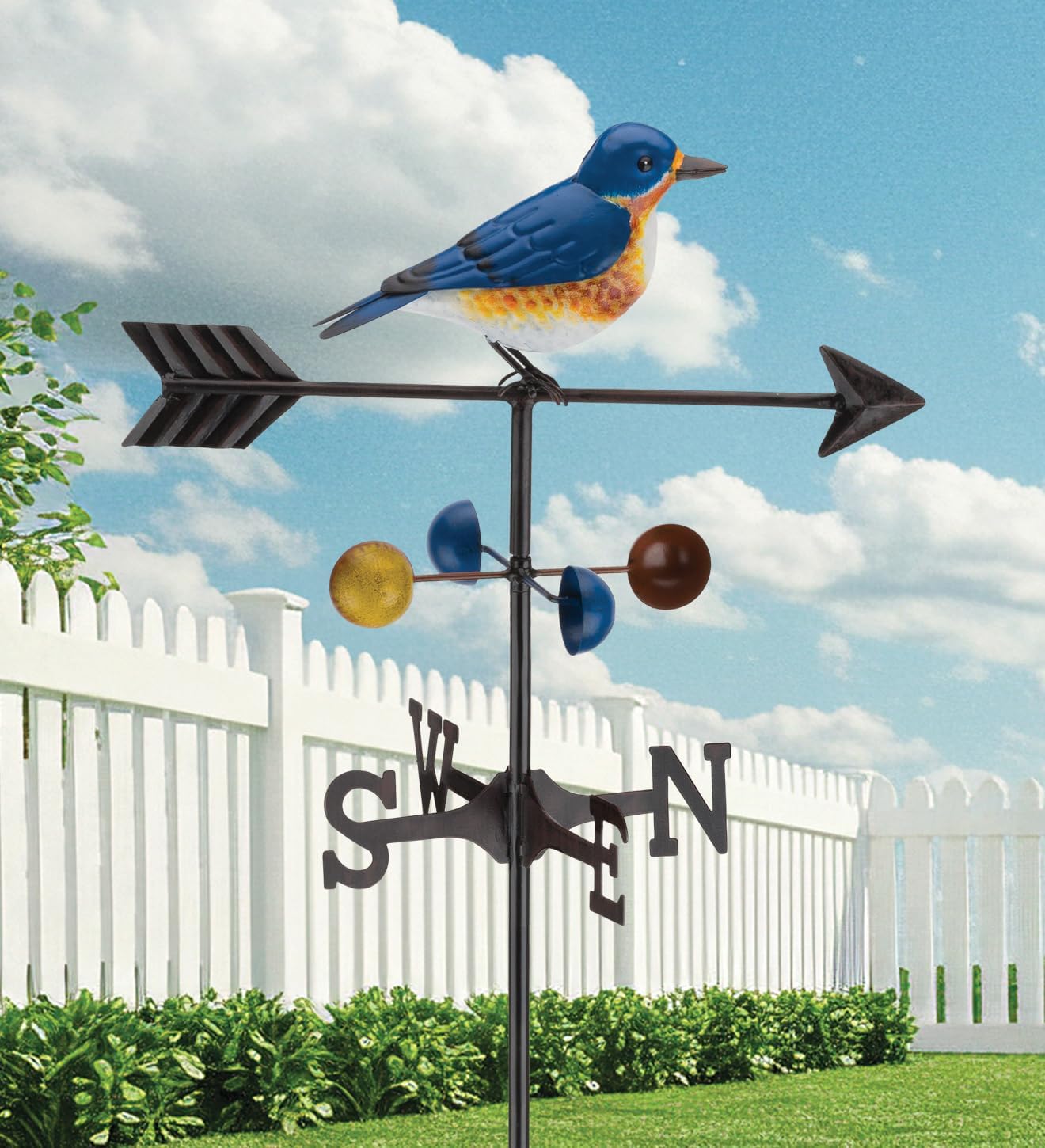 Regal Art & Gift Metal Weathervane Garden Stake - Decorative Handcraft