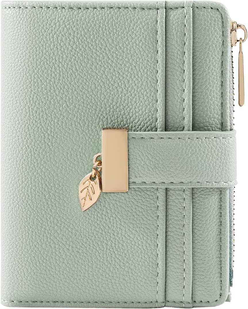 Pomelo Best Small Wallet Women RFID Blocking Bifold Soft Leather Card 