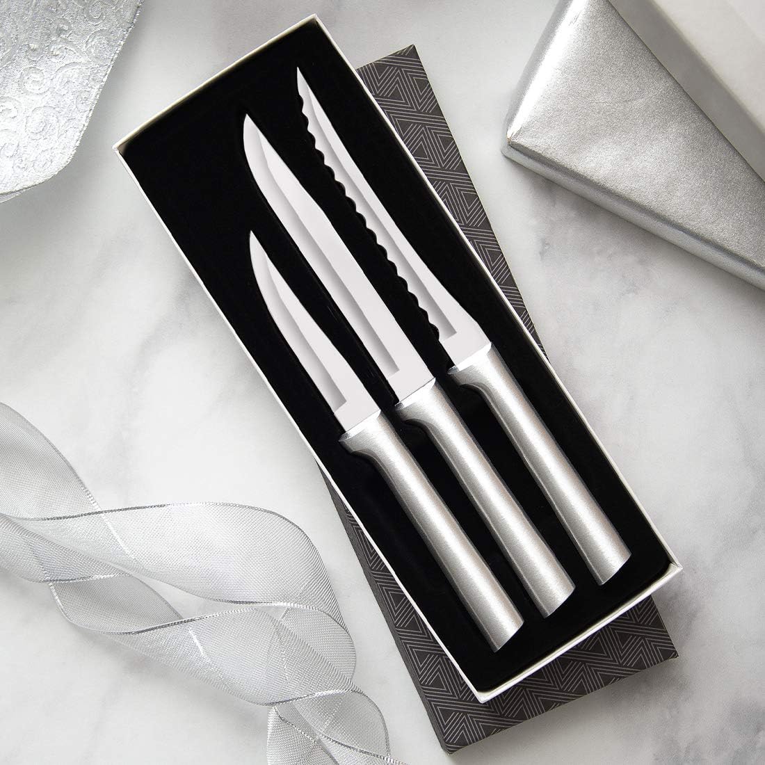 Rada Cutlery Cooking Essentials Gift Set (S49), 3-Piece Knife Set, Sta