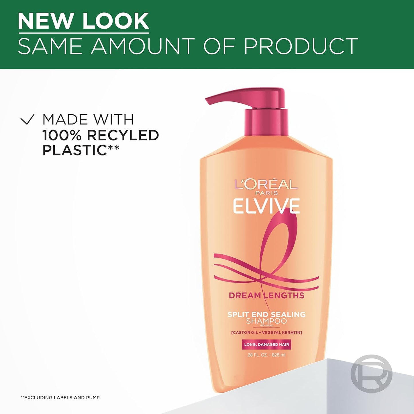 L'Oreal Paris Elvive Dream Lengths Shampoo and Conditioner Kit, Parabe