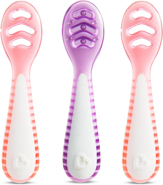 Munchkin® Gentle Dip™ Baby Spoons for Self Feeding and Baby Led Weanin