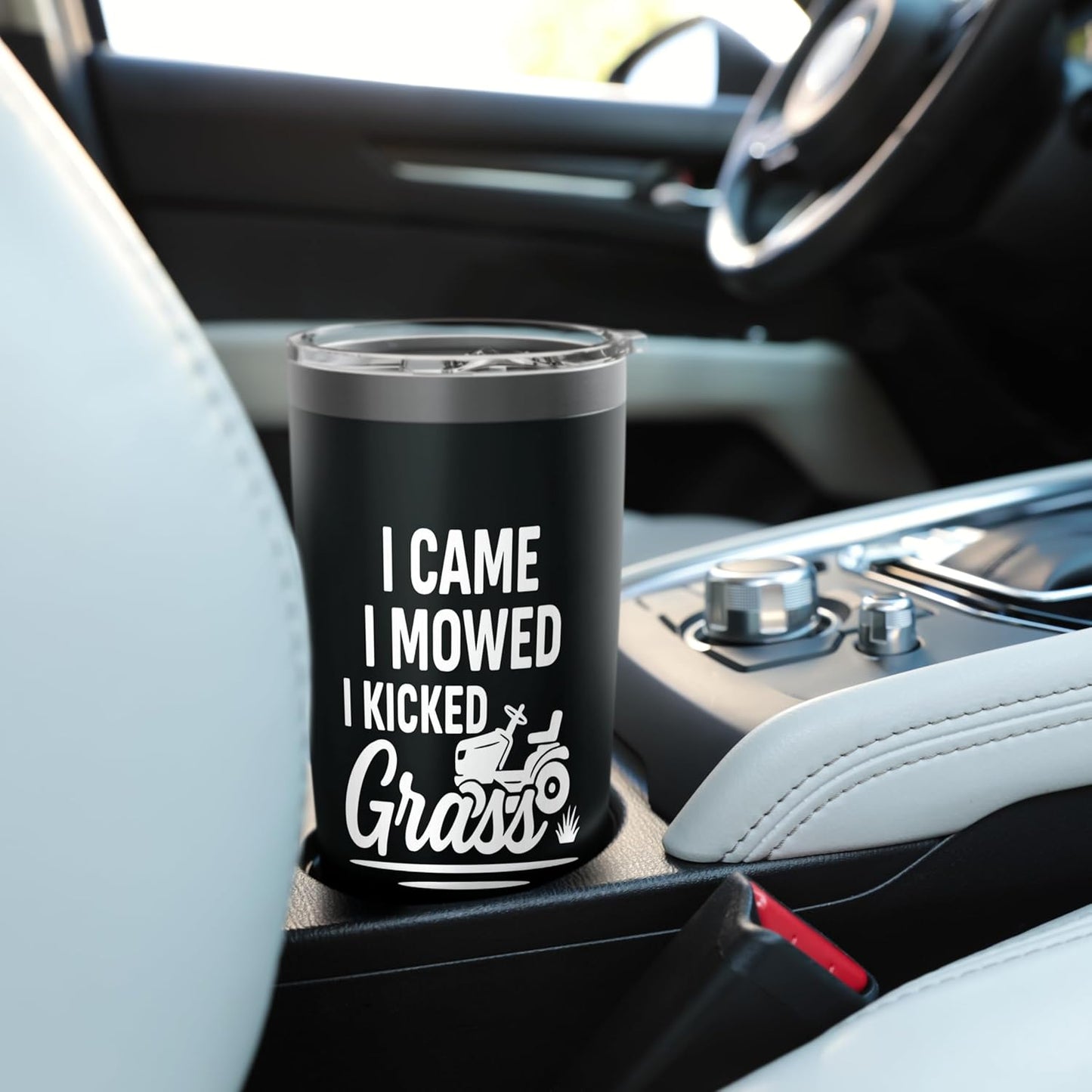 Lawn Mowing Funny Yard Work Humor Quote Stainless Steel Insulated Tumbler