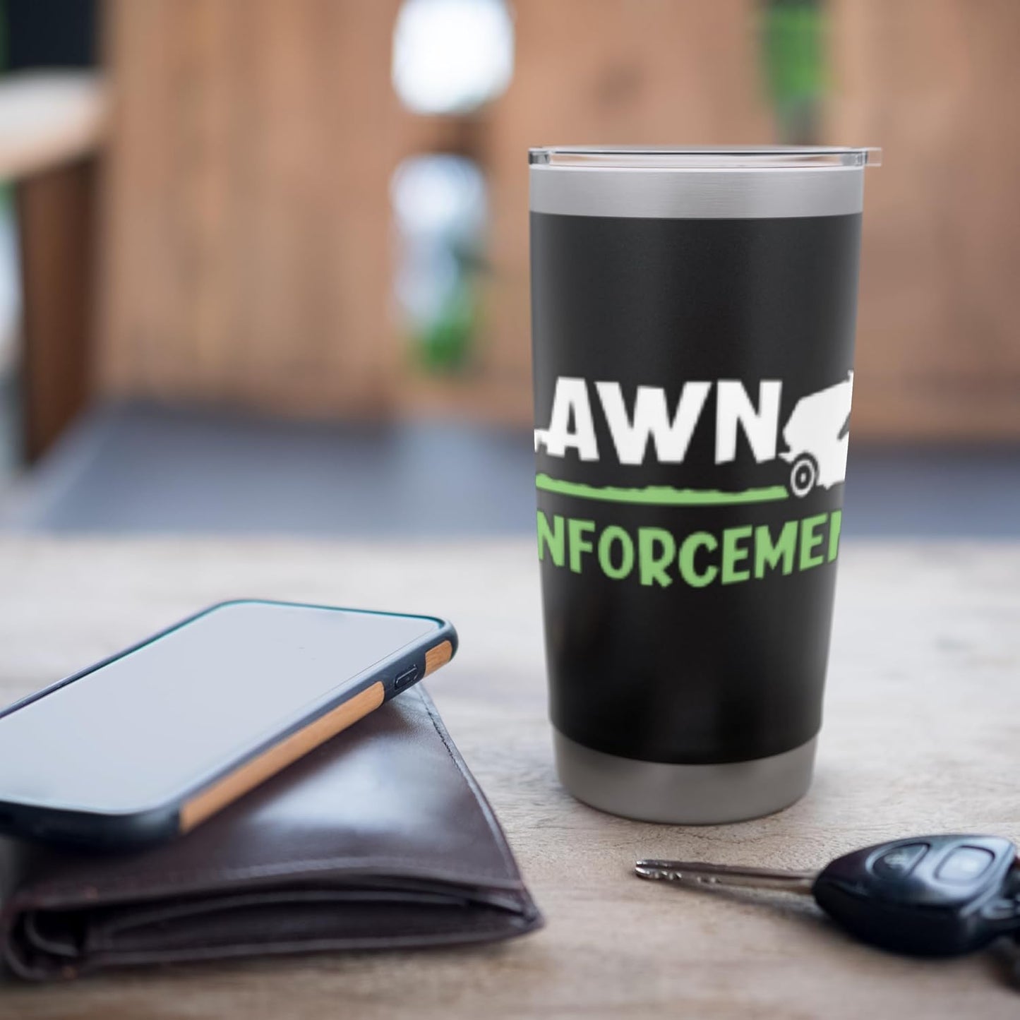 Funny Landscaping Greenskeeper Lawn Enforcement Stainless Steel Insulated Tumbler