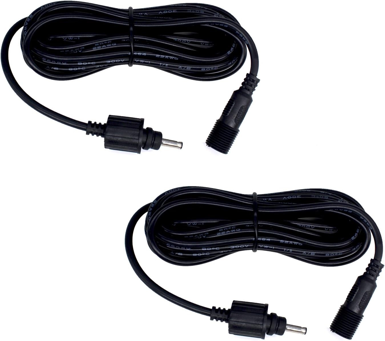 Lewisia 10 Feet Extension Cable - Solar Water Pump & Air Pump Aerator Oxygenator Extender Wires Cords (2 Pack)