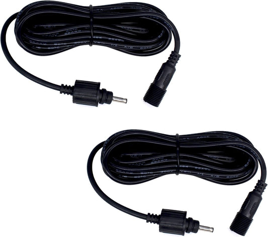 Lewisia 10 Feet Extension Cable - Solar Water Pump & Air Pump Aerator Oxygenator Extender Wires Cords (2 Pack)