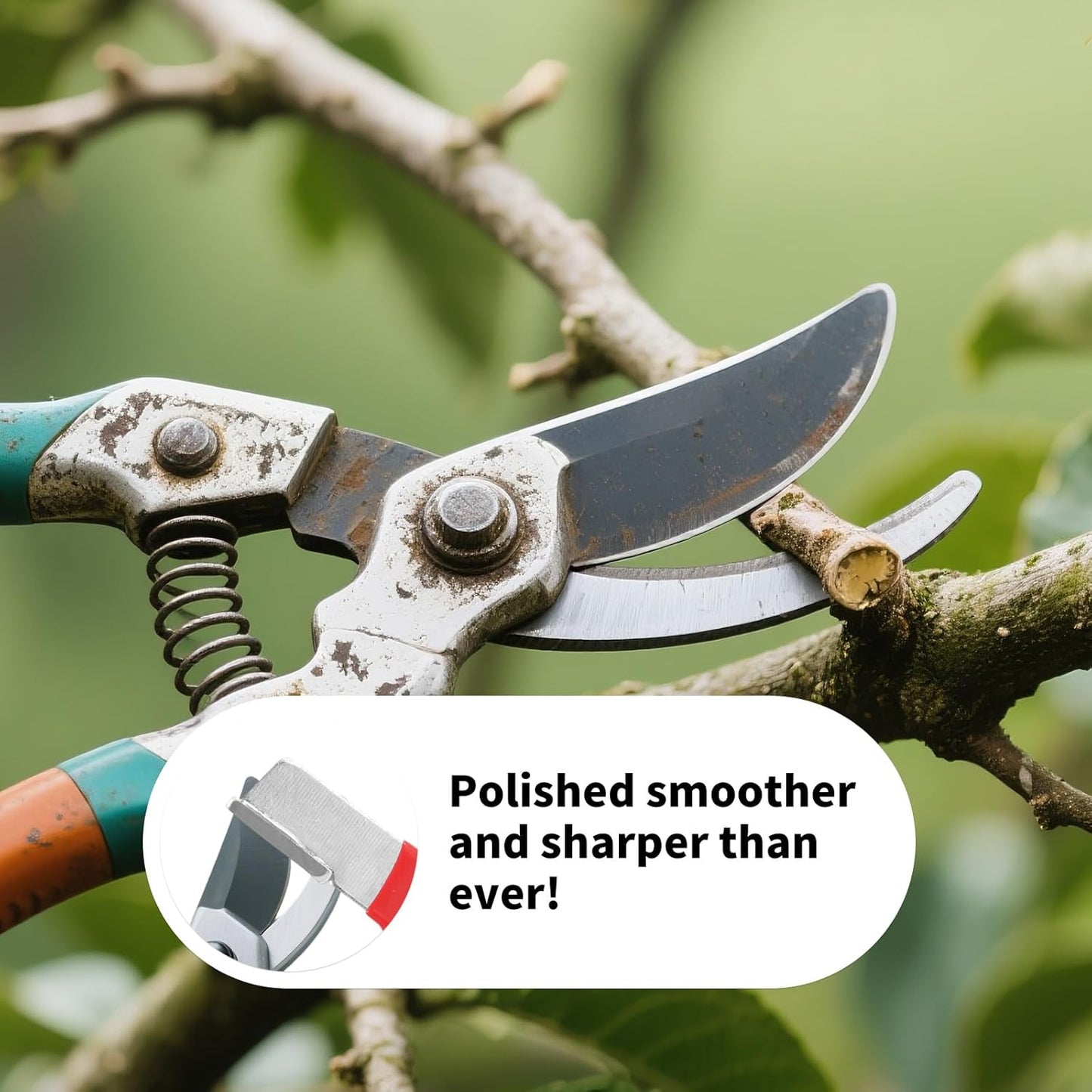 4pcs Garden Tool Sharpener, Portable Axe Blade Sharpener Mini Sharpening Tool for Hedge Shears Pruners Scissors Hatchets Sickle Broadhead Knife Machete (Black, Red)