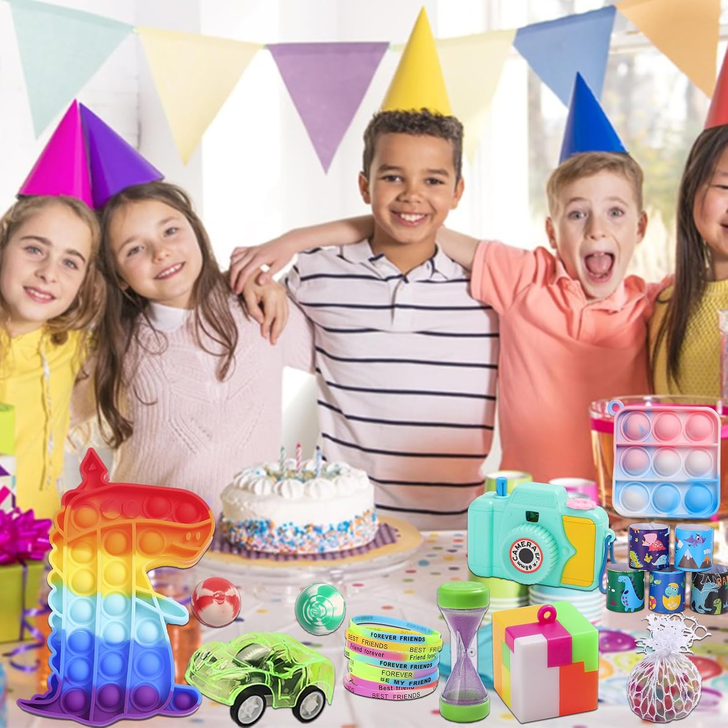 1000 Pcs Party Favors for Kids, Fidget Toys Bulk, Birthday Gift Toys, 