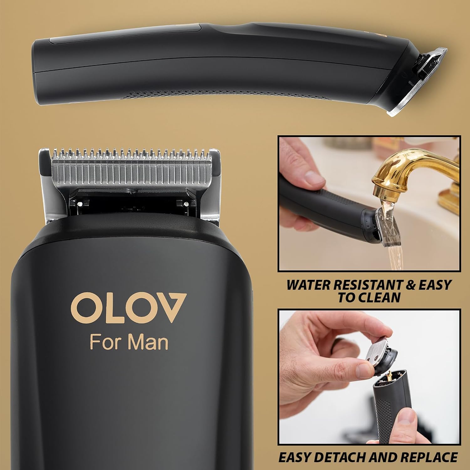 Beard Trimmer, 21 Piece All-in-One Mens Grooming Kit and Hair Clipper,