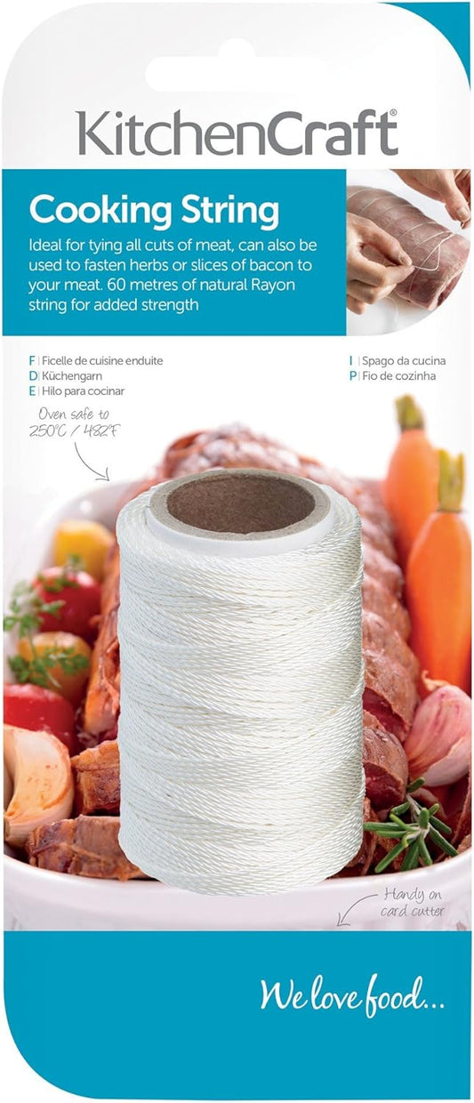 KitchenCraft Food-Safe Cooking String, 6 m (197 ft)