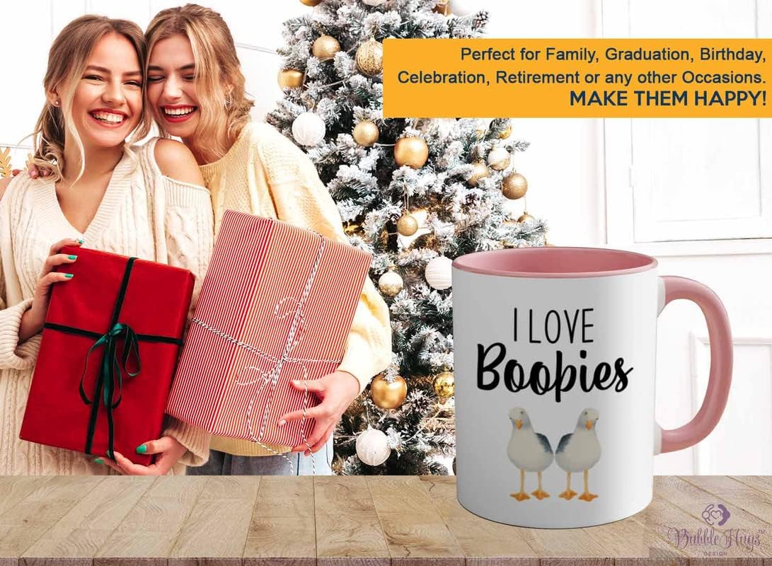 Bird Lover Two Tone Pink Edition 11oz - Love Boobies - Hummingbird Nes